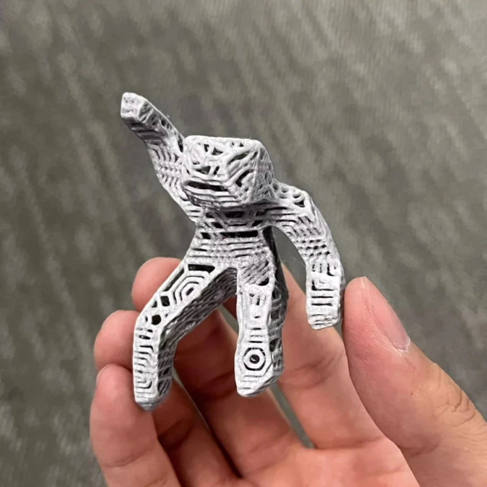3D Printed Rocky Astronaut Space Charm Keychain