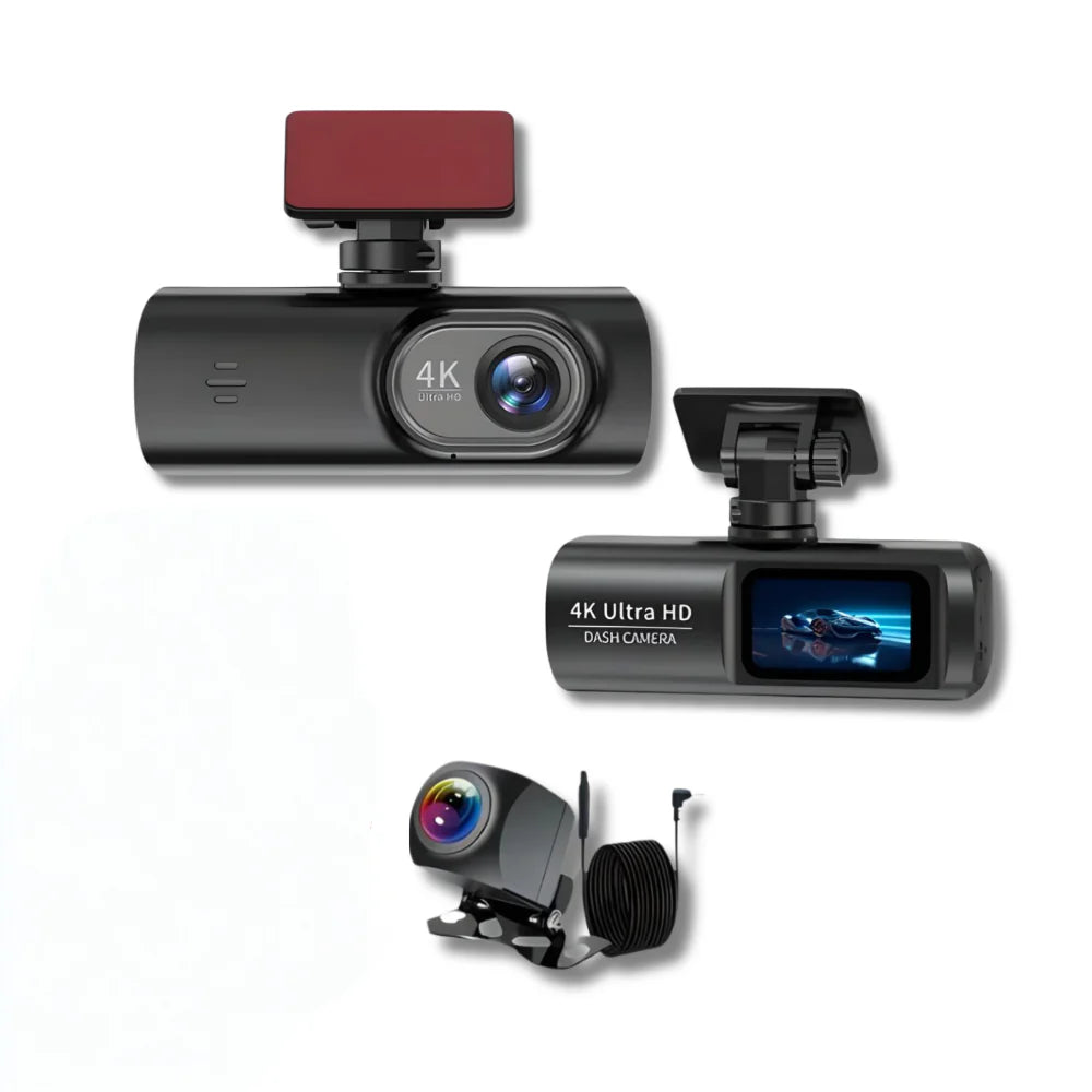 4K Ultra HD WiFi Dash Camera with GPS and Night Vision for Vehicles