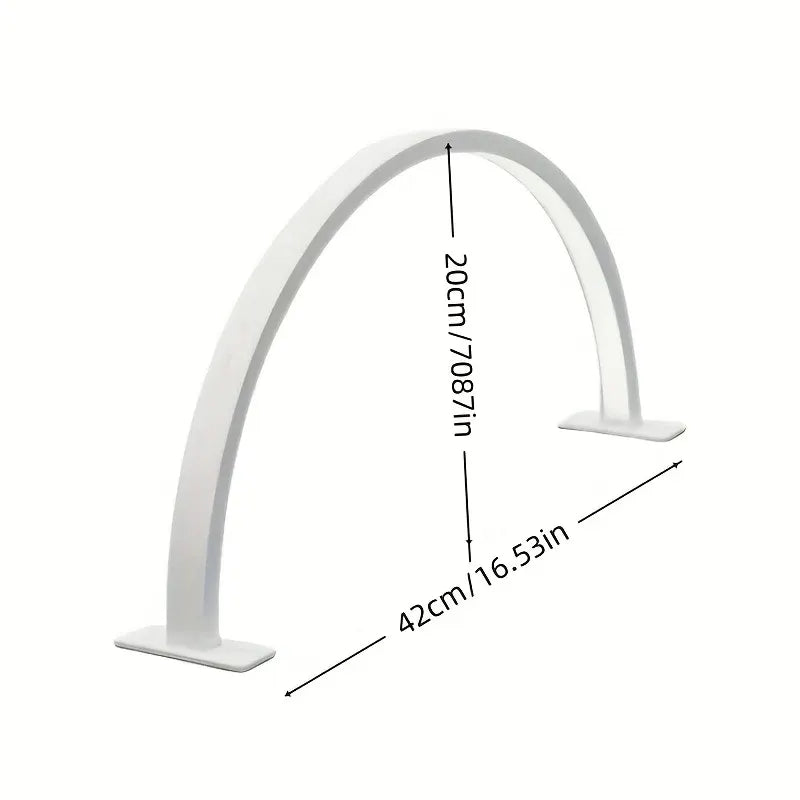 Adjustable Crescent Moon LED Desk Lamp - USB Metal Design