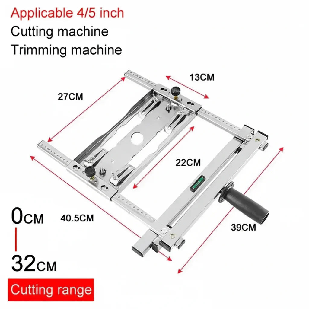 Adjustable Track Guide System for Circular Saw Woodworking Cuts