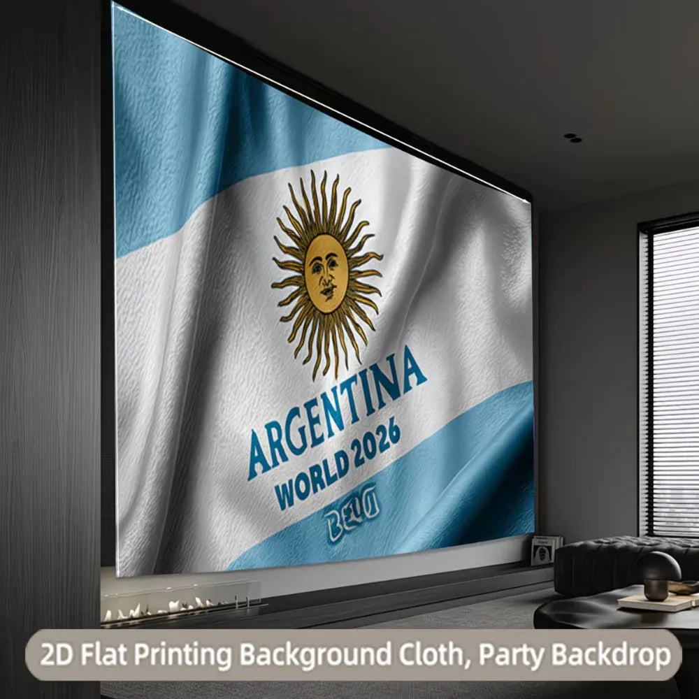 Argentina National Flag Party Backdrop Wall Banner Decor