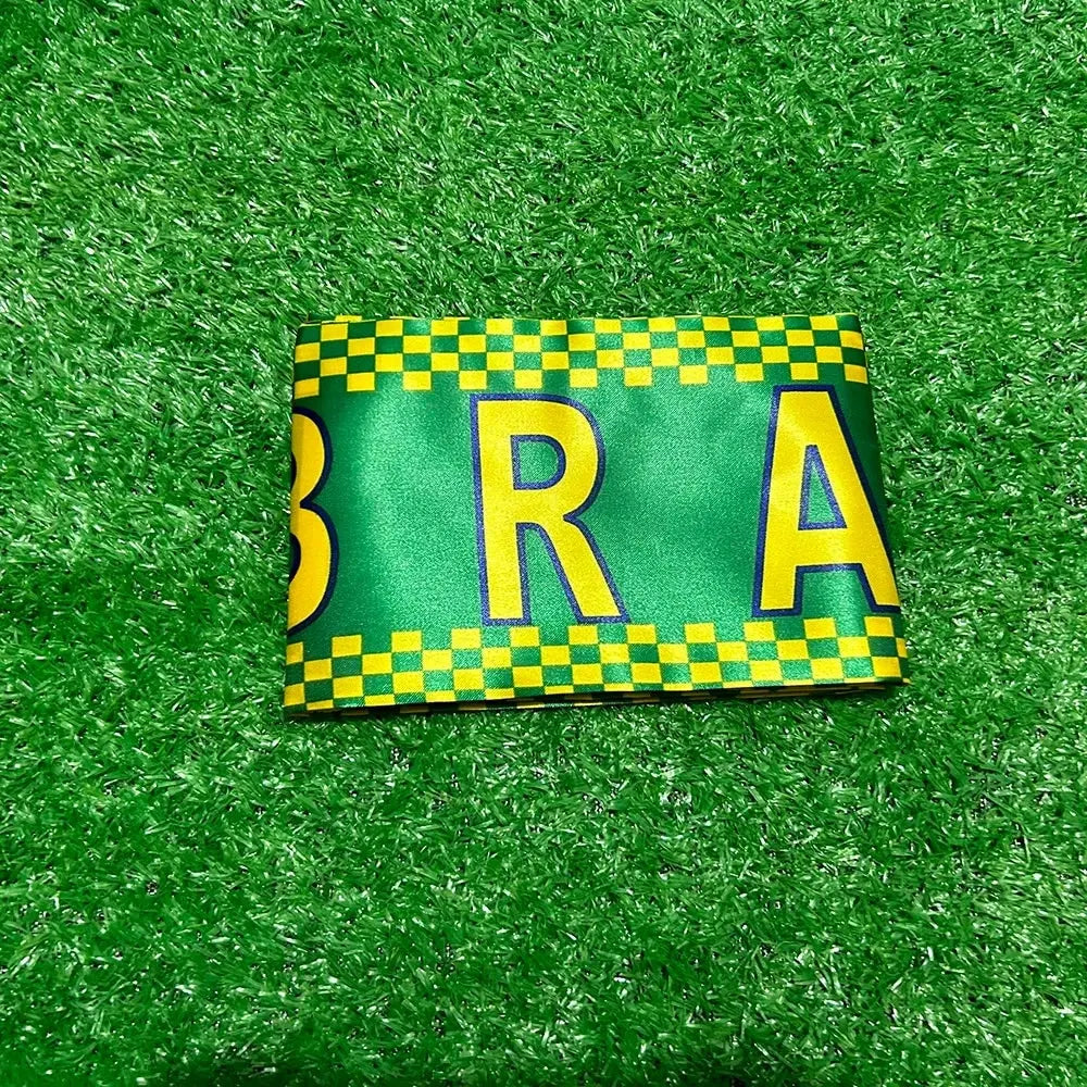 Brazil National Flag Fringed Football Fan Scarf - World Cup Edition