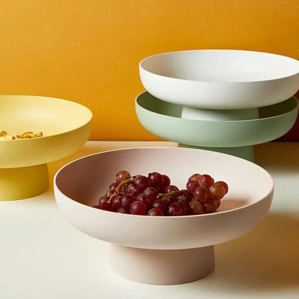 Ceramic Fruit Basket for Kitchen Counter Storage & Decor