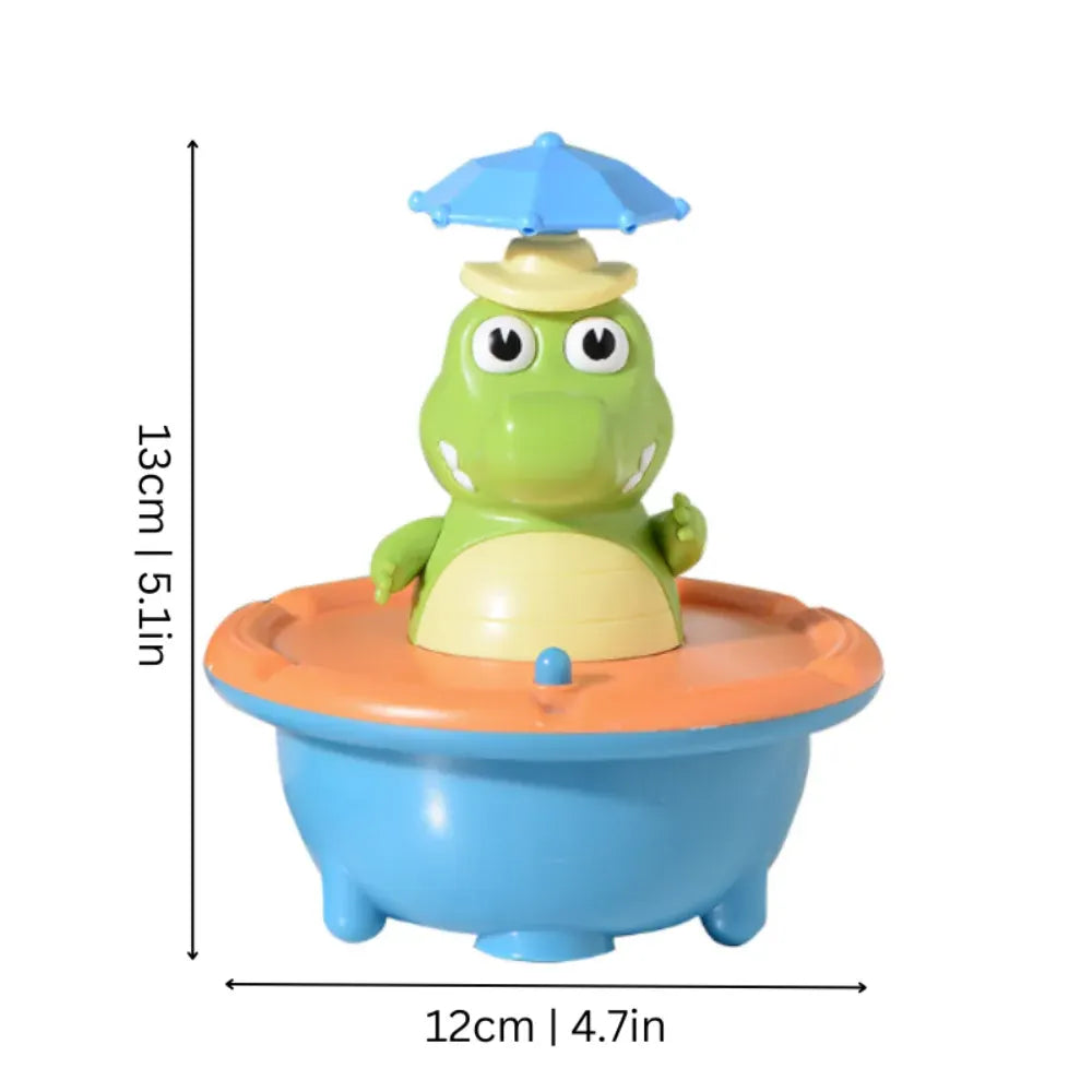 Colorful Light-Up Floating Bath Toy for Toddlers with Water Spray Feature