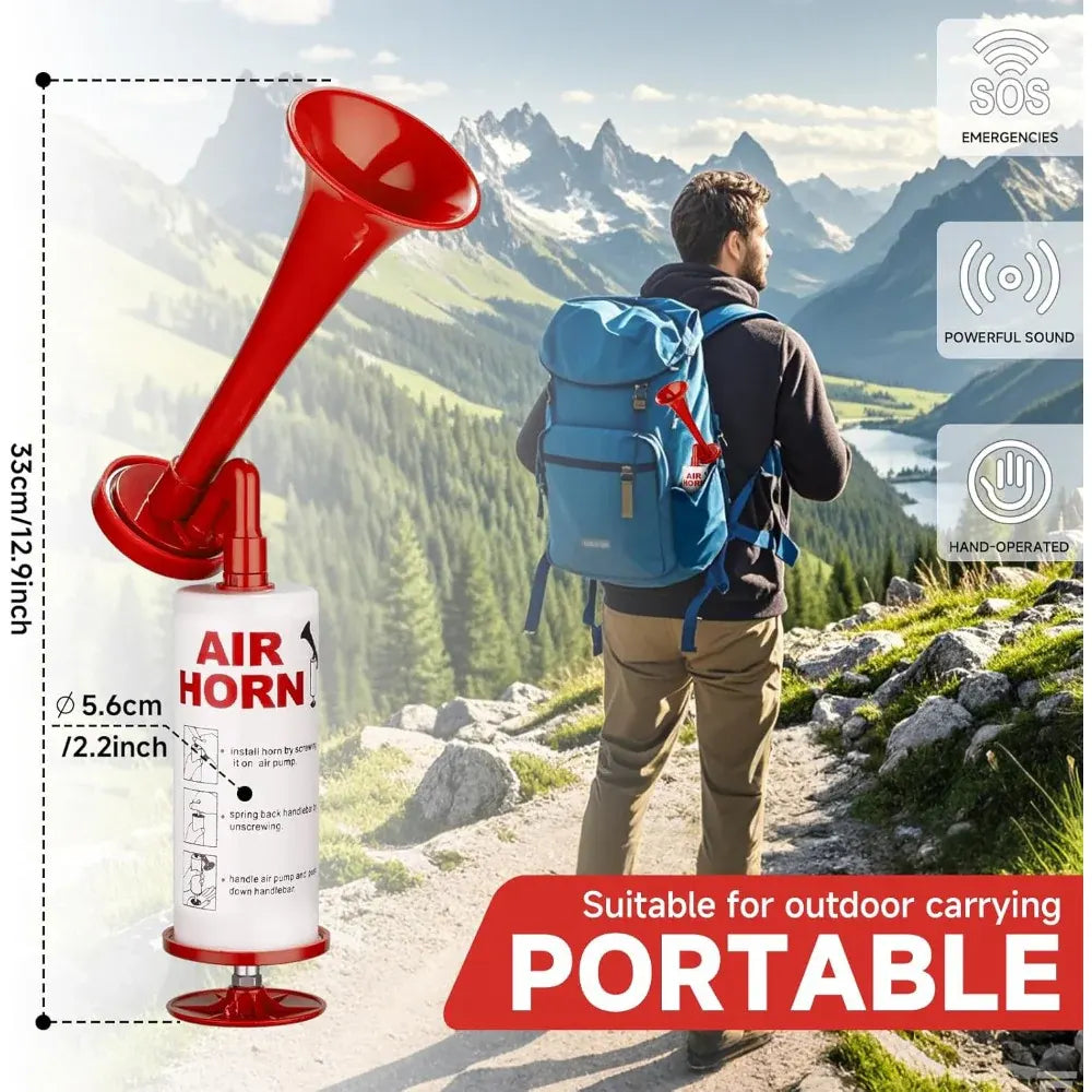Compact Air Horn – Loud Alert for Sports, Safety & Outdoor Events