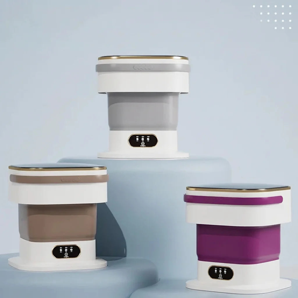 Compact Foldable Portable Mini Laundry Washer