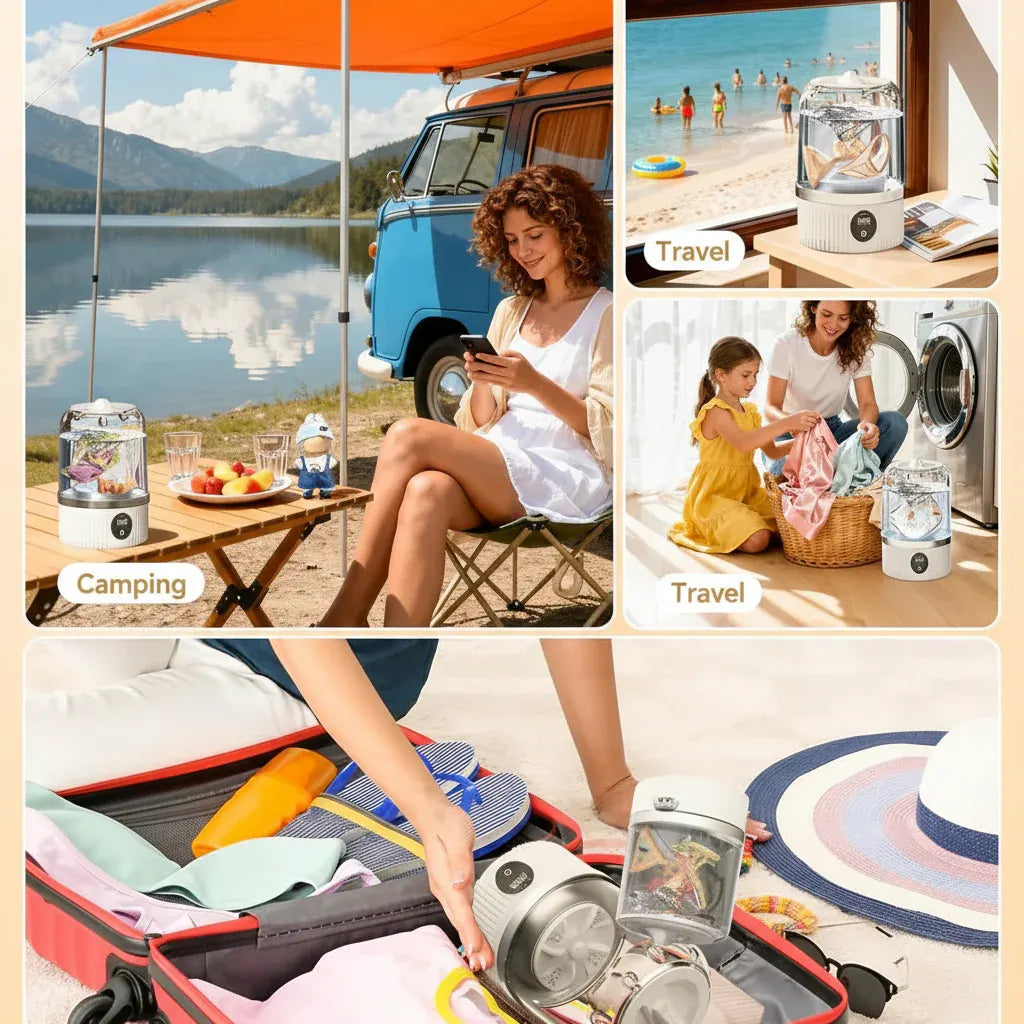 Compact Mini USB Portable Laundry Washer