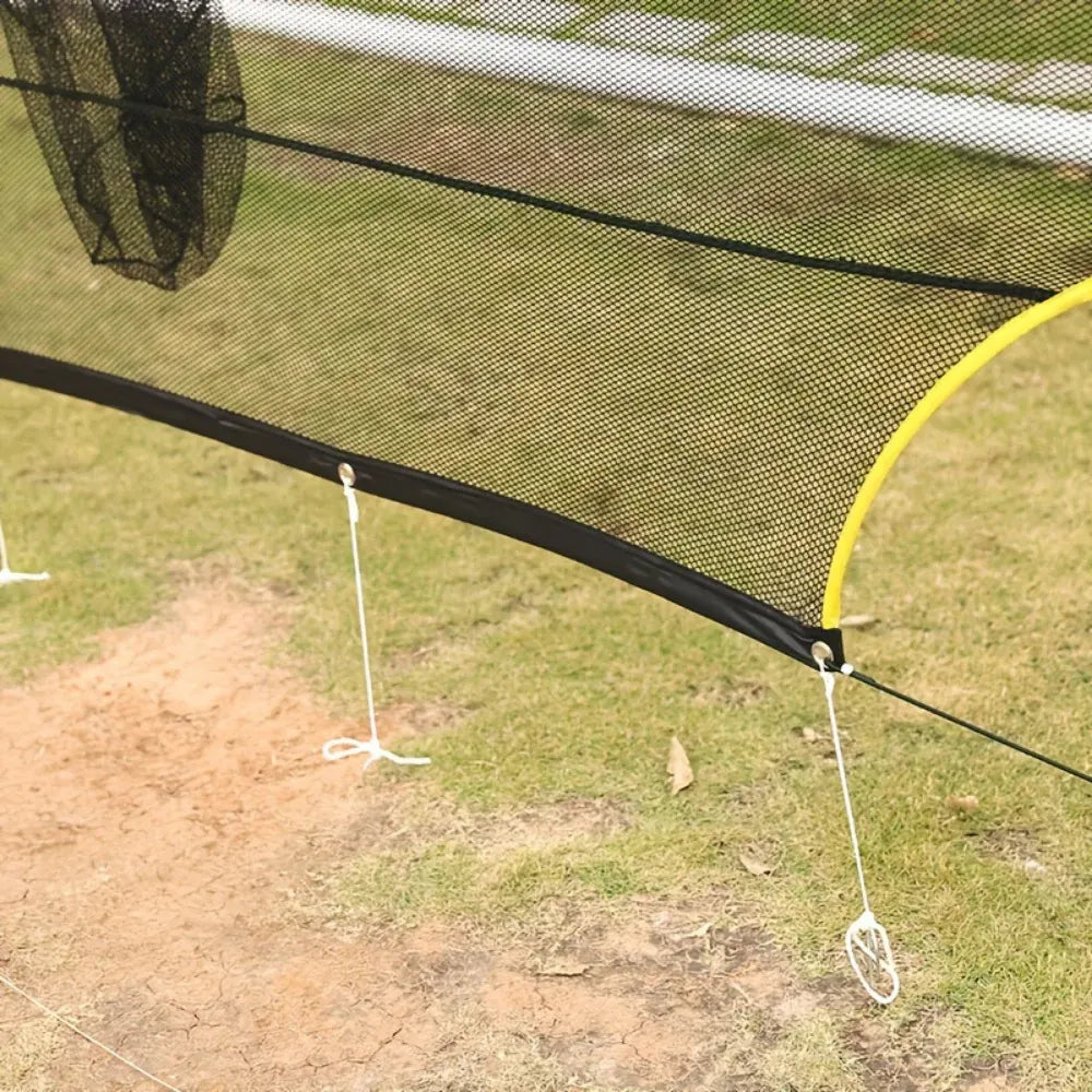 Compact Soccer Training Net for Accuracy and Goal Practice
