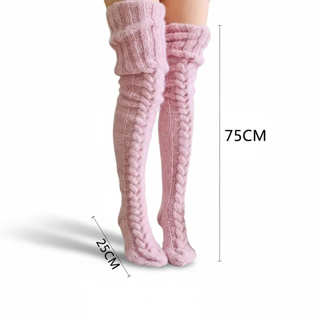 Cozy Warm Winter Knee-High Comfort Stockings
