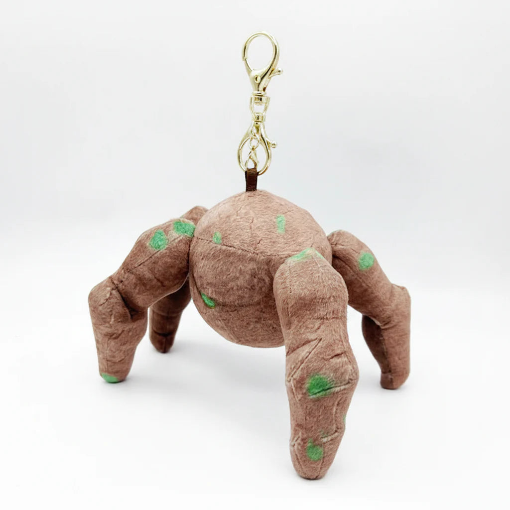 Cute Plush Spider Hanging Charm Keychain Toy - Rocky Project