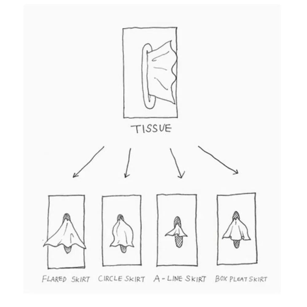 Decorative Figure-Style Tissue Box Holder Stand