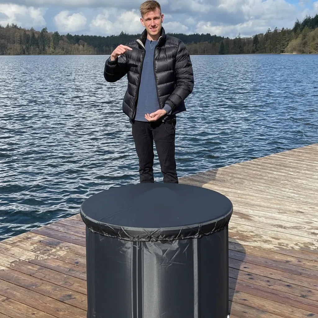 Foldable Insulated Ice Bath Tub for Portable Cold Therapy