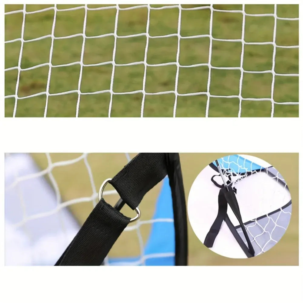 Foldable Soccer Training Net with Portable Target Goal for Practice