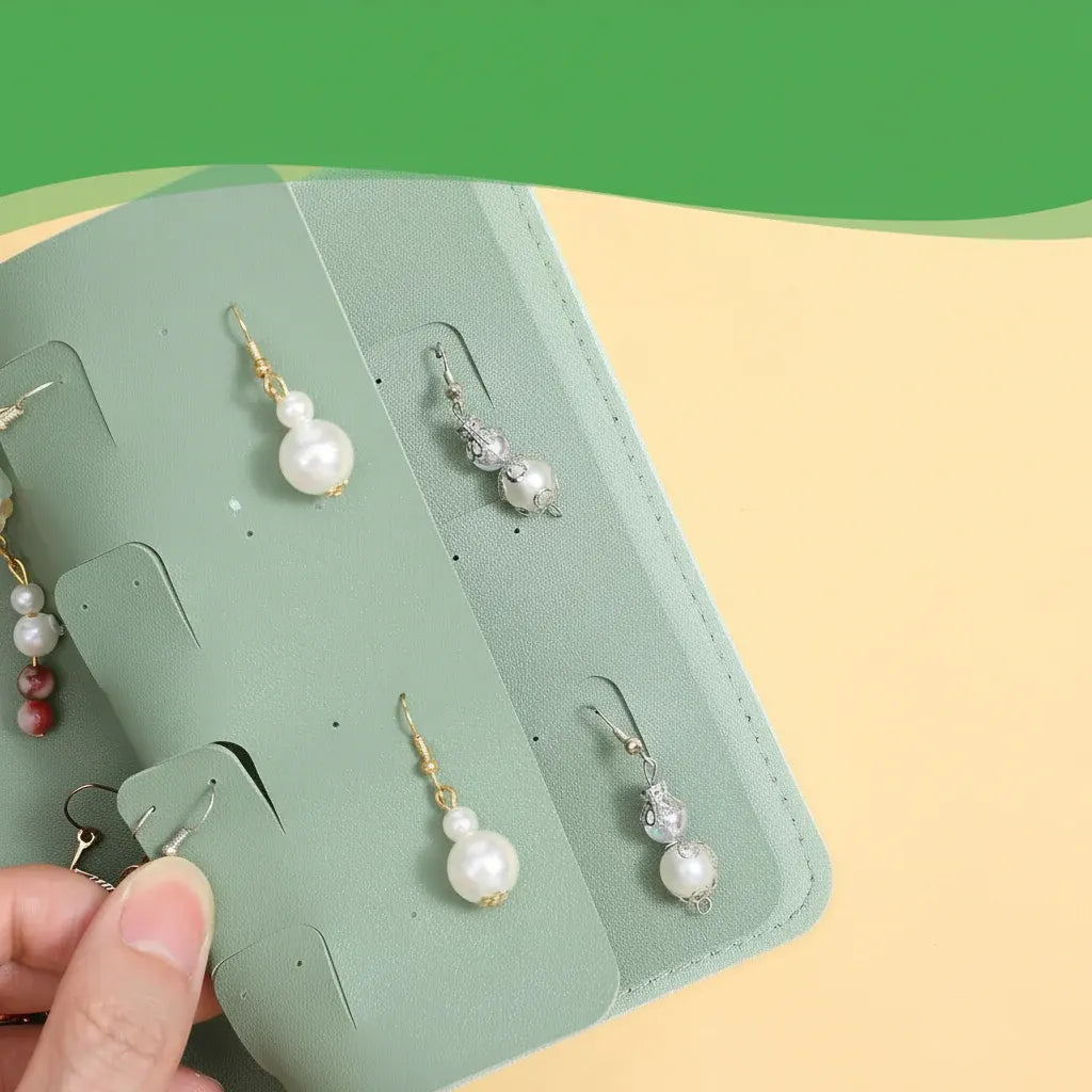 Foldable Travel Earring Case & Jewelry Organizer - Mother's Day Gift