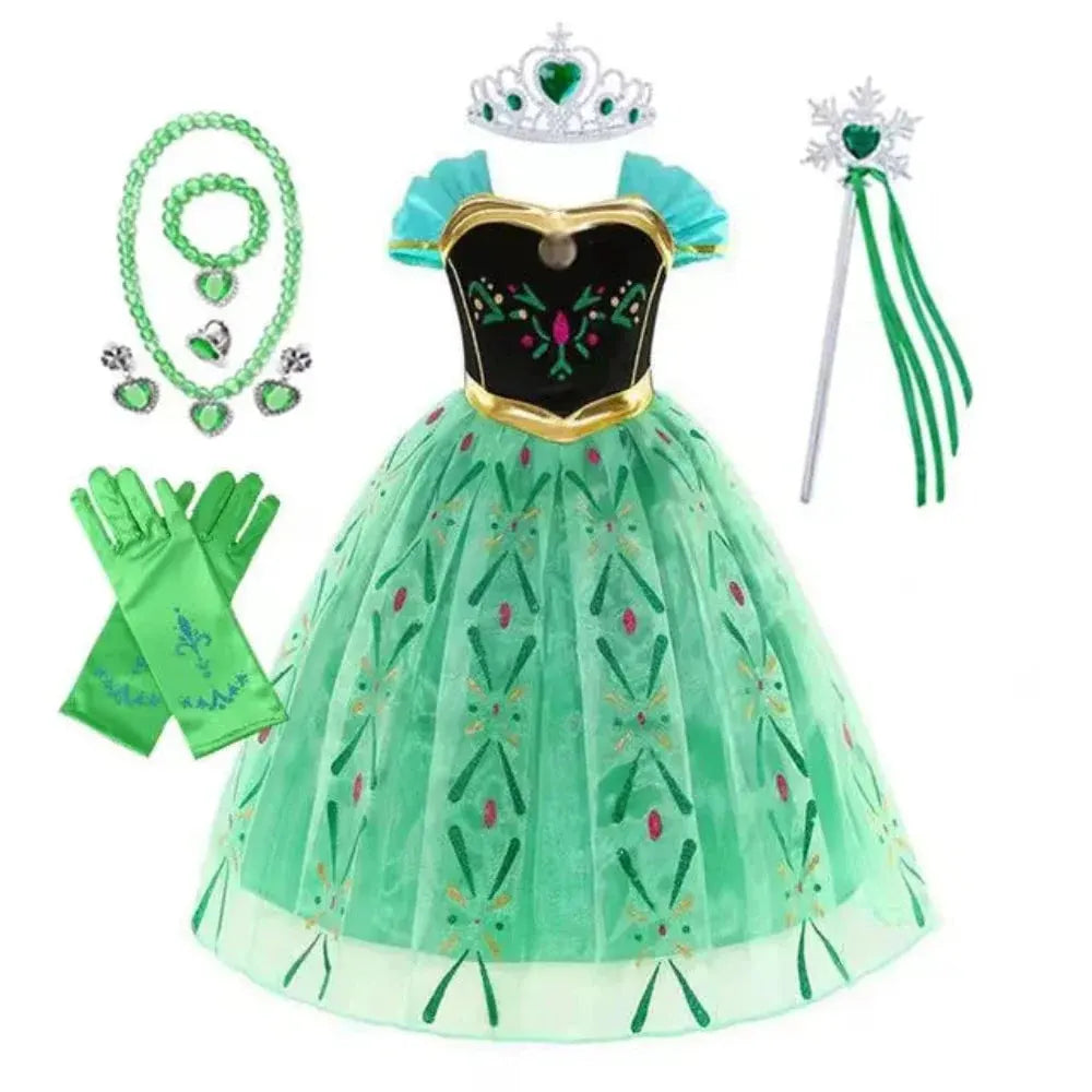 Girls Princess Dress Halloween Costume