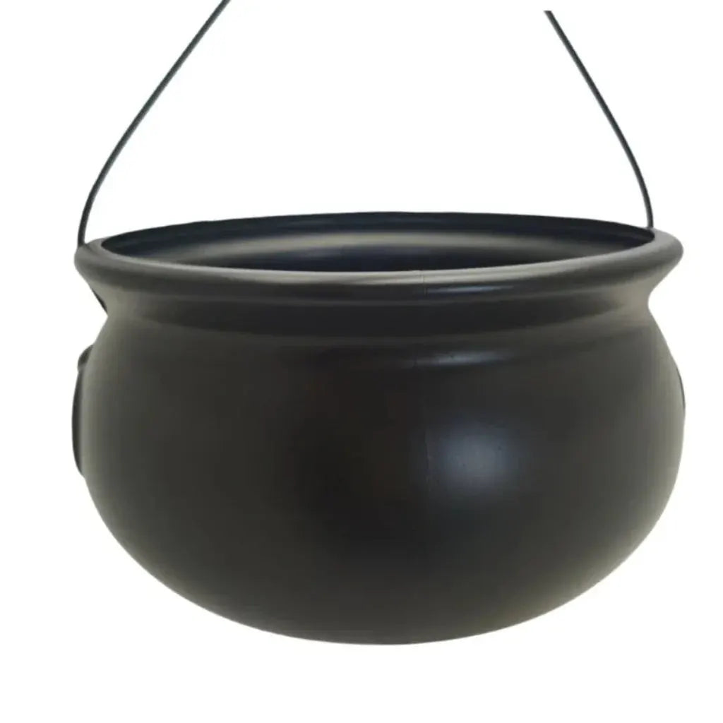 Halloween Cauldron Trick-or-Treat Candy Bowl Display Decoration