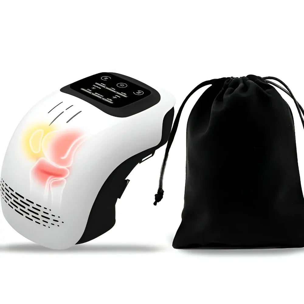 Heated Electric Knee Massager with Adjustable Compression Support