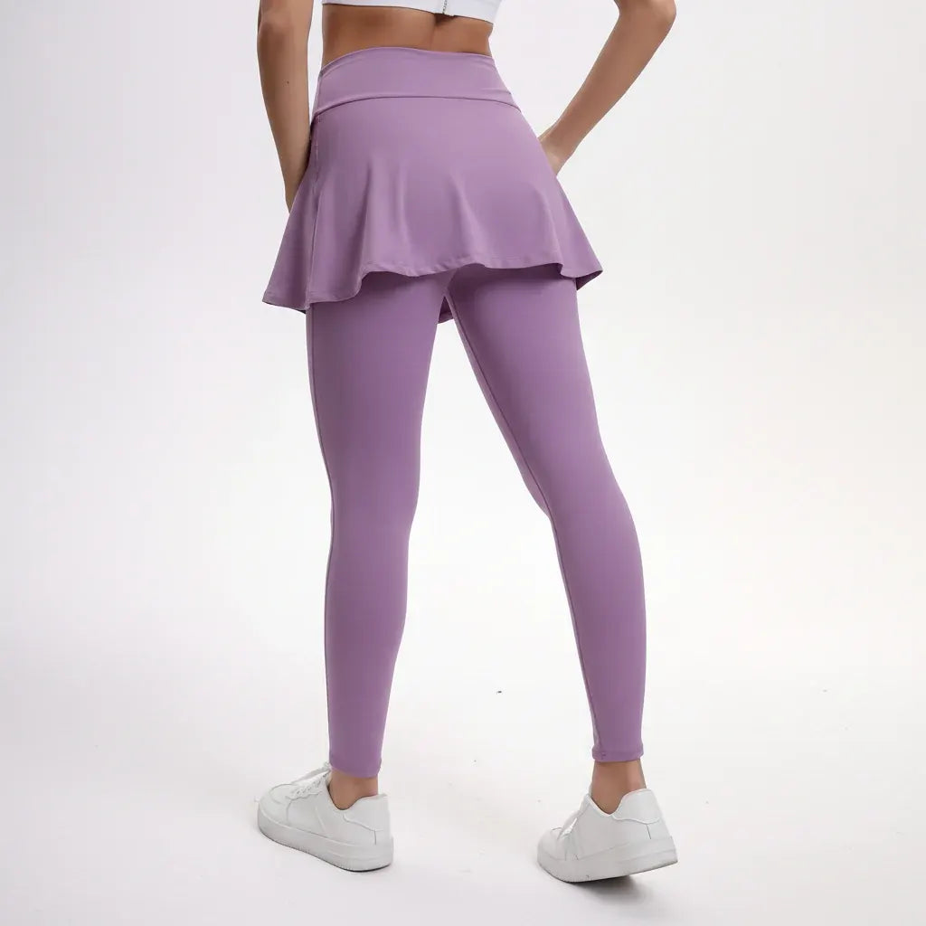 High-Waisted Flared Pickleball Yoga Pants – Stretch Leggings