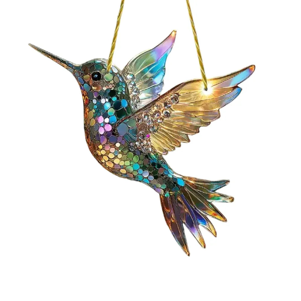 Hummingbird Suncatcher Hanging Window Wall Art Decoration