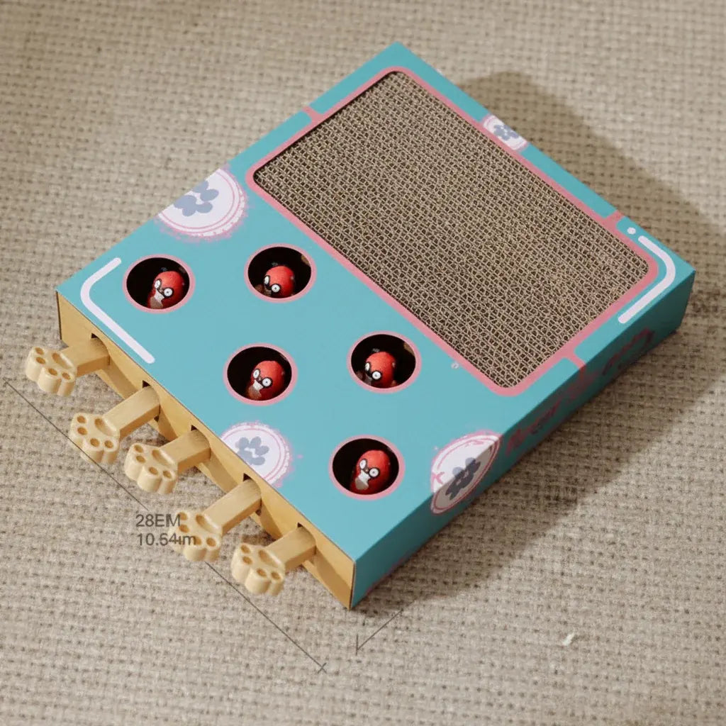 Interactive Cat Scratching Puzzle Box Toy