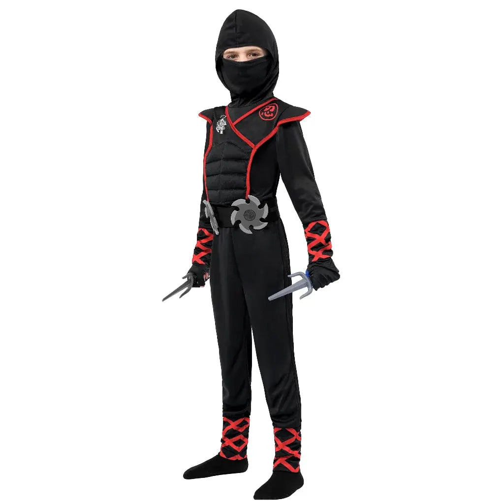 Kids Ninja Halloween Costume Outfit Set