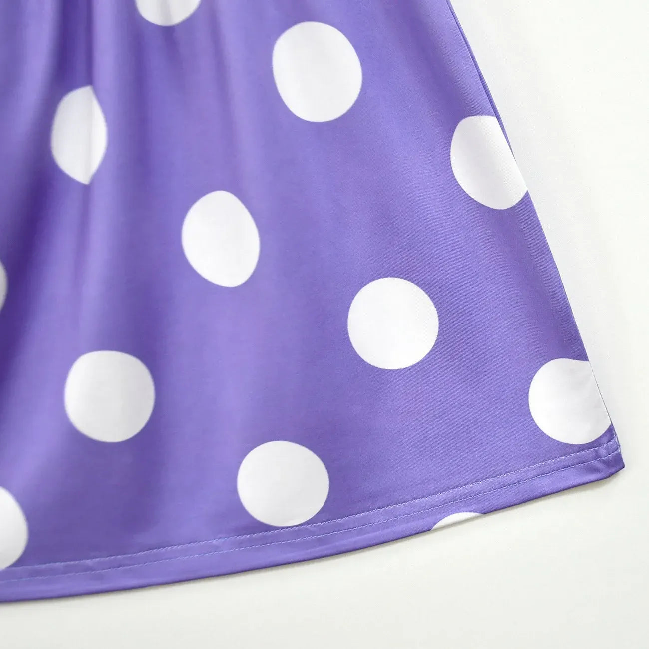 Kids Polka Dot Ruffle Halloween Party Dress Costume Outfit