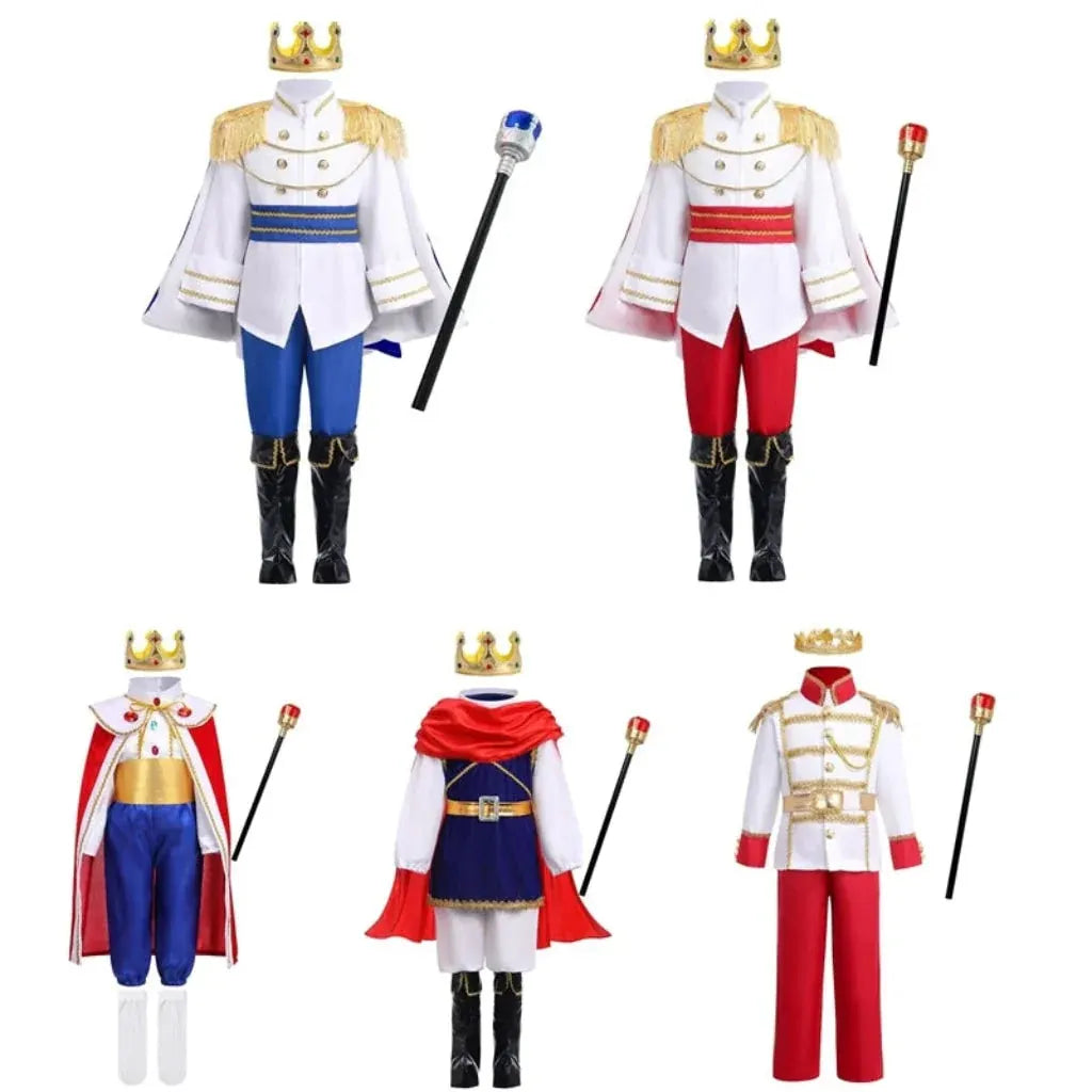 Kids Royal Prince Halloween Costume Set
