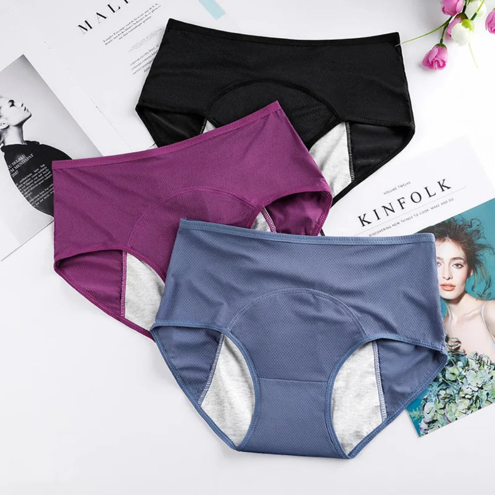 Leak-Proof Period Panties for Women - Protective Brief Design
