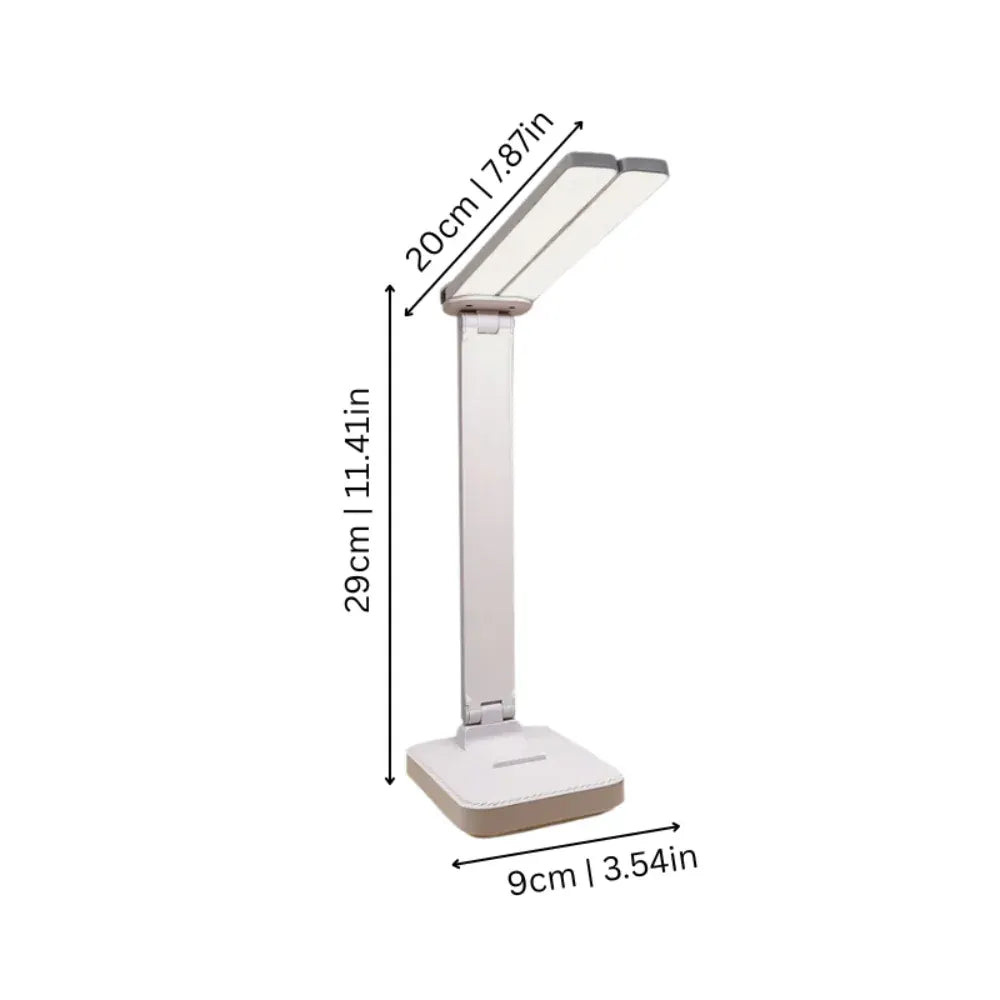 LED Desk Lamp with Touch Control and Adjustable Brightness for Study