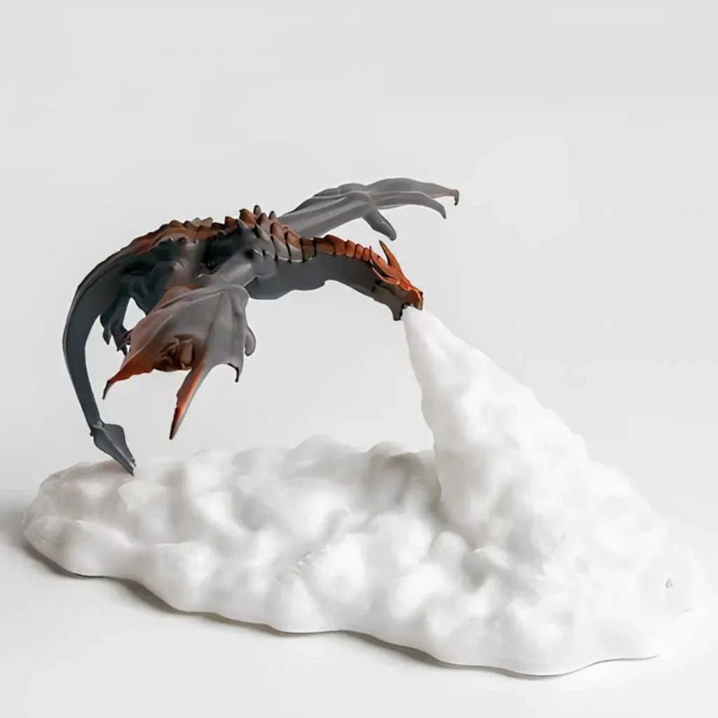 LED Flickering Flame Light Dragon Halloween Decor