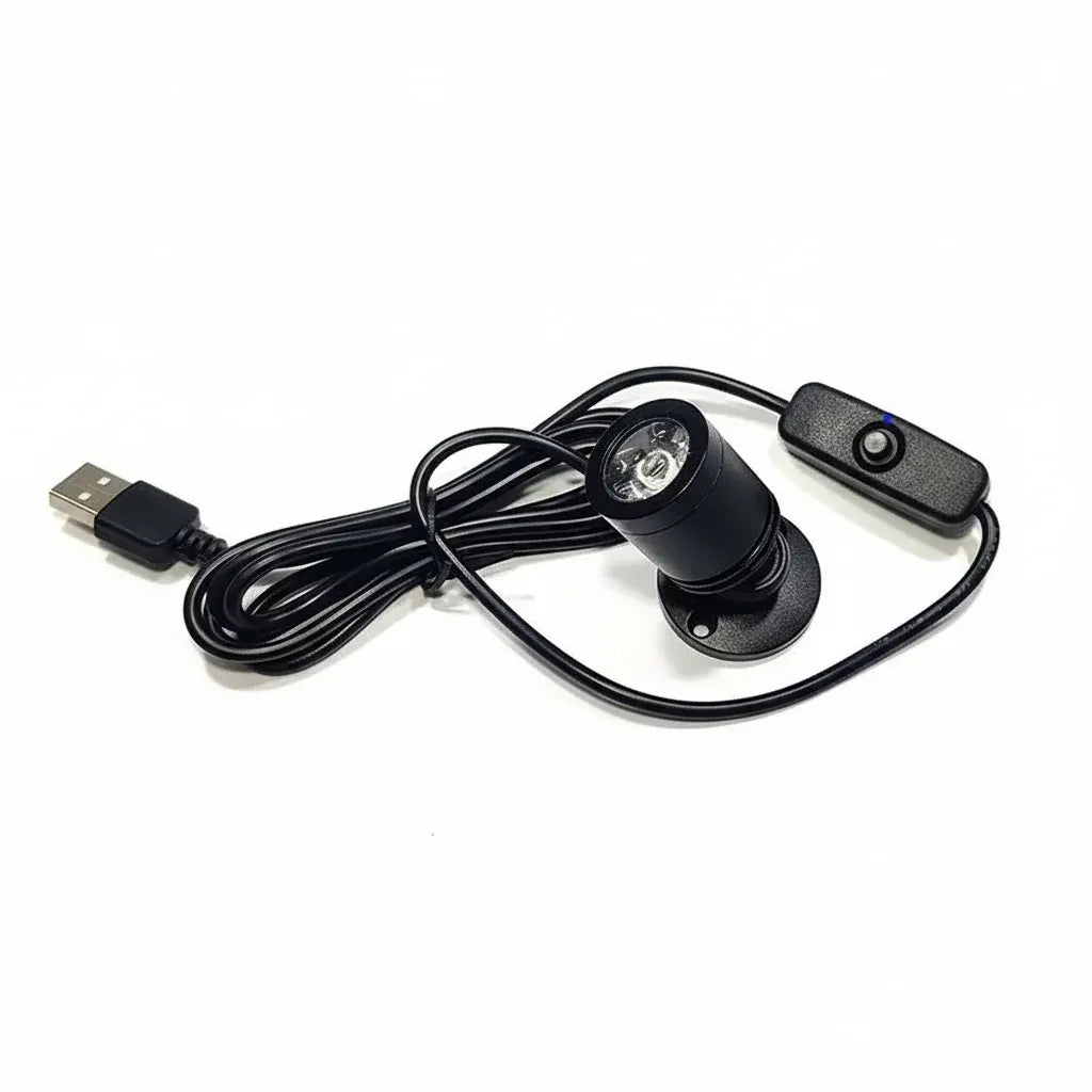 LED USB Mini Spotlight for Display Shelves and Cabinets
