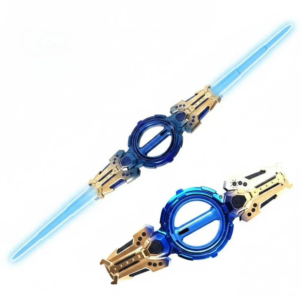 Light-Up Double Sword Toy with Sound Effects for Halloween