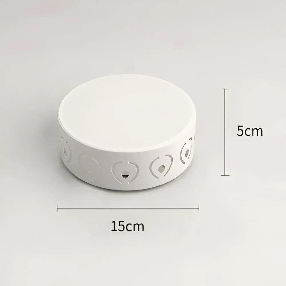 Modern Round Crystal LED Flush Mount Fixture for Hallway Ceiling