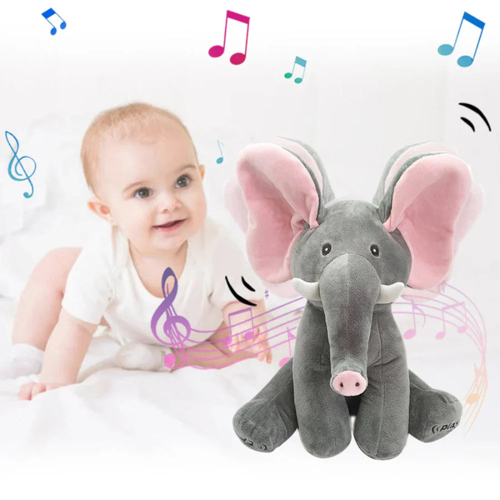 Musical Elephant Interactive Baby Tummy Time Companion
