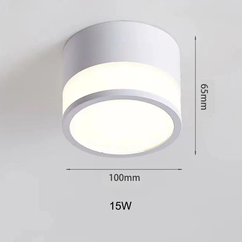 Nordic LED Ceiling Downlight, Surface Mounted, 9W/15W