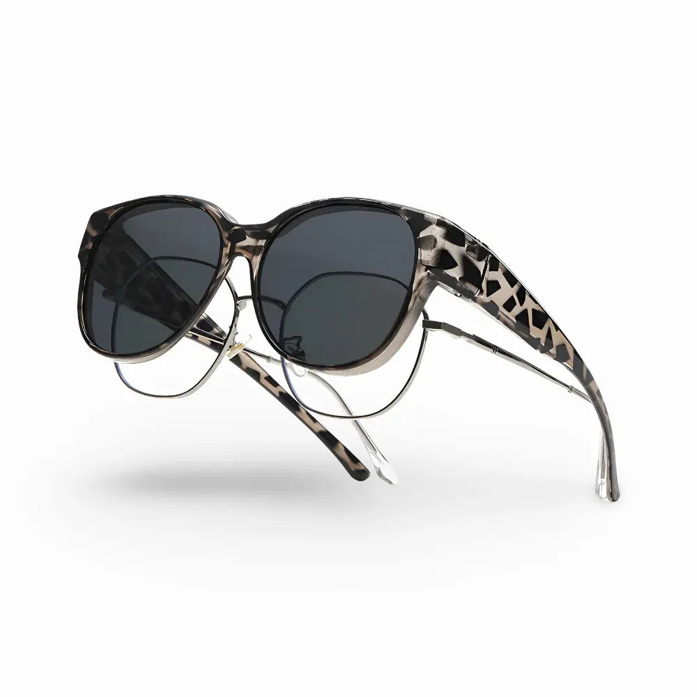 Polarized Wraparound Fit-Over Sunglasses for Prescription Eyewear