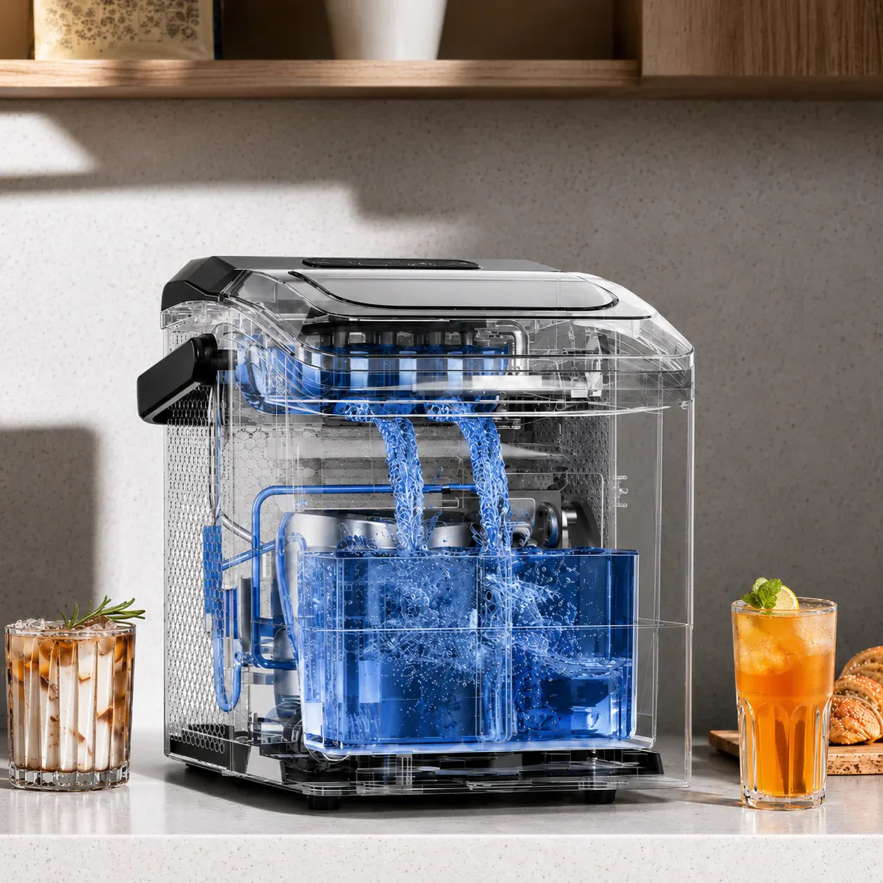 Portable Compact Ice Cube Making Machine