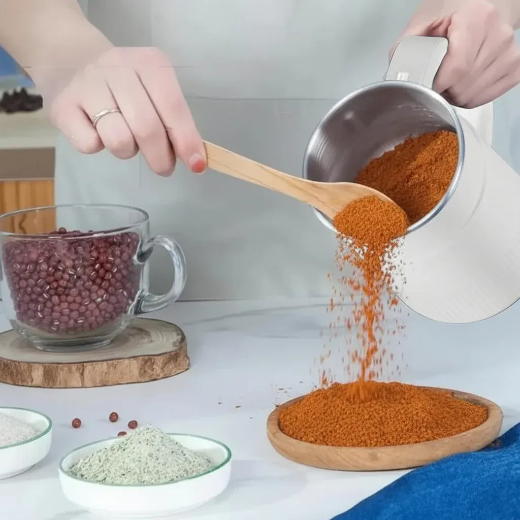 Portable Electric Grain Mill for Home Coffee & Baking Use