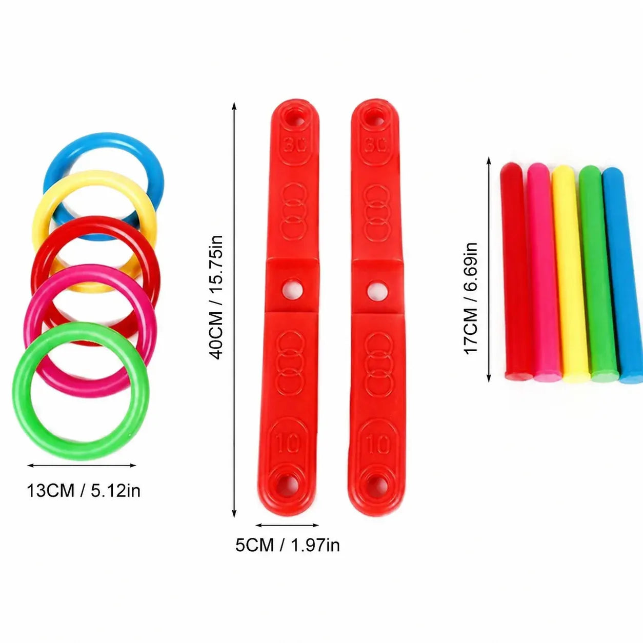 Portable Ring Toss Set for Outdoor Family Party Fun