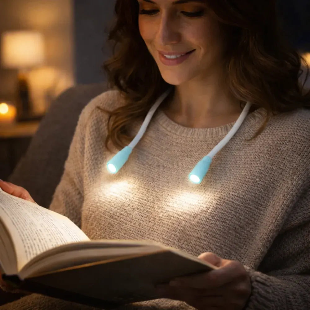 Rechargeable Hands-Free LED Neck Reading Light