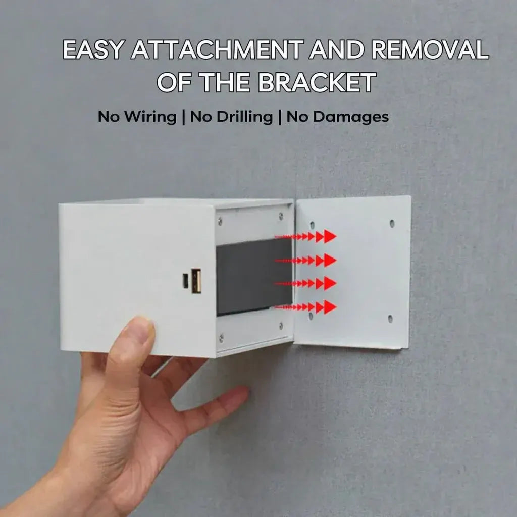 Rechargeable LED Cube Wall Light with Motion Sensor