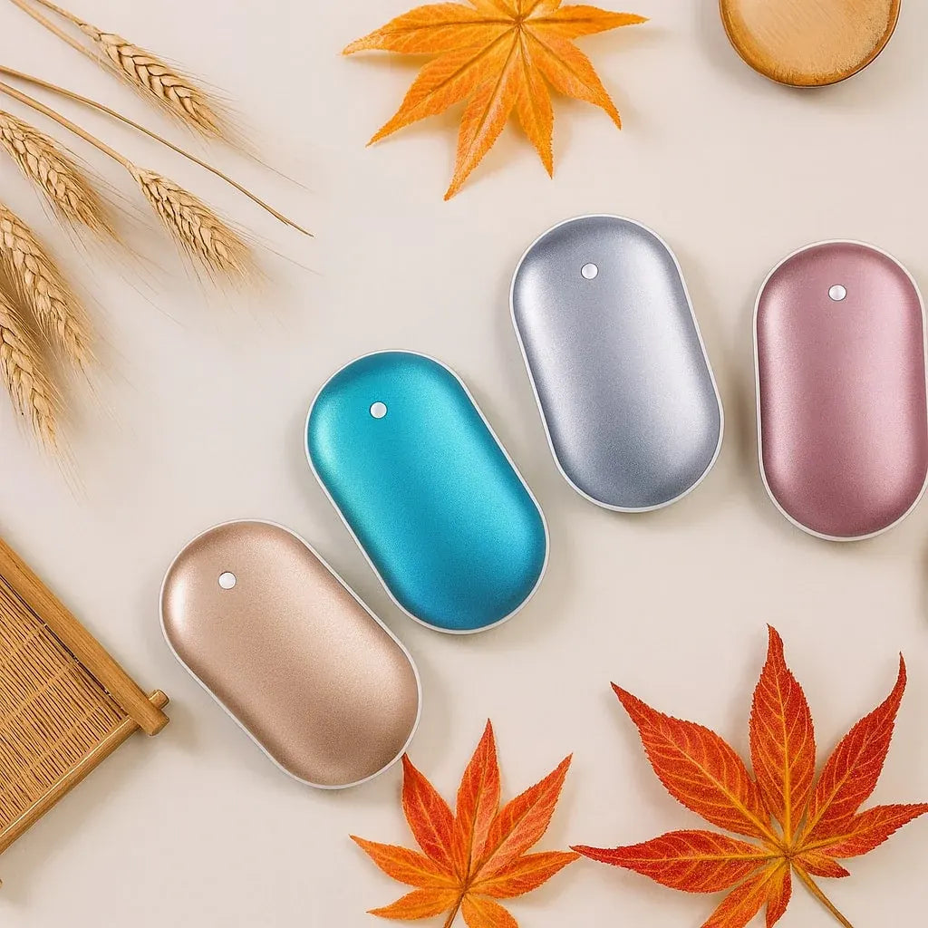 Rechargeable Portable Electric Hand Warmer & Power Bank
