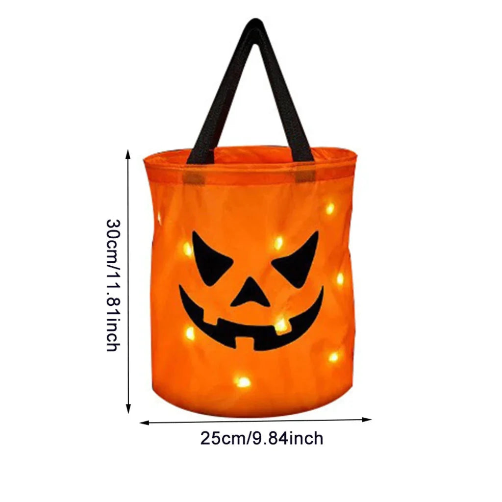 Reusable Multipurpose LED Light-Up Bag for Halloween Costumes