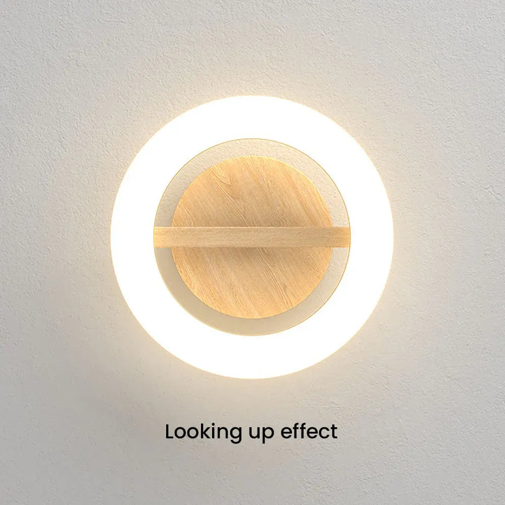 Round Acrylic LED Flush Mount Light for Hallways & Entryways