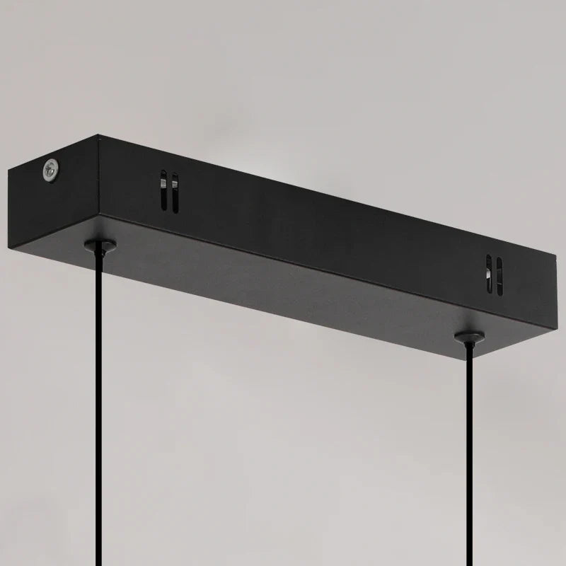 Sleek Linear LED Pendant Light – Minimalist Chandelier for Kitchen & Living Rooms