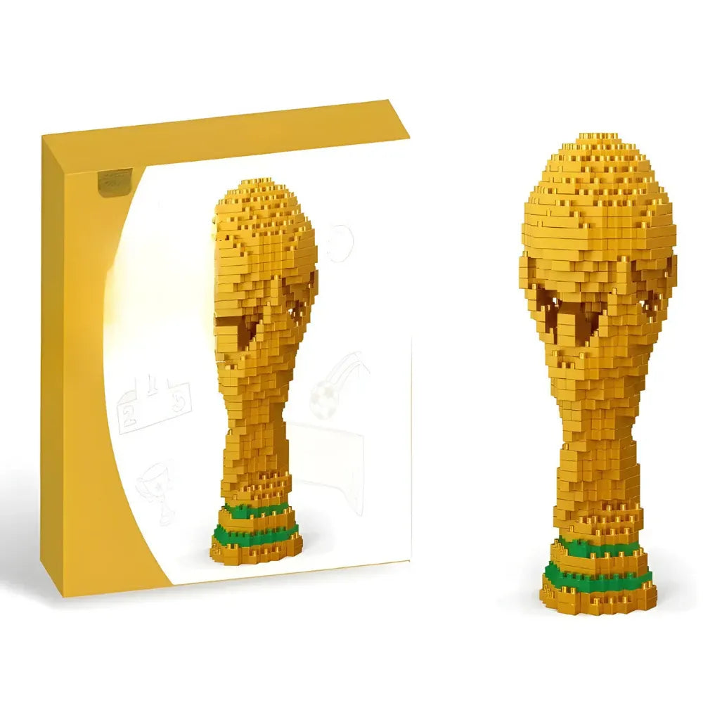 Soccer World Cup Building Block Set - Small Plastic Toy Construction Kit