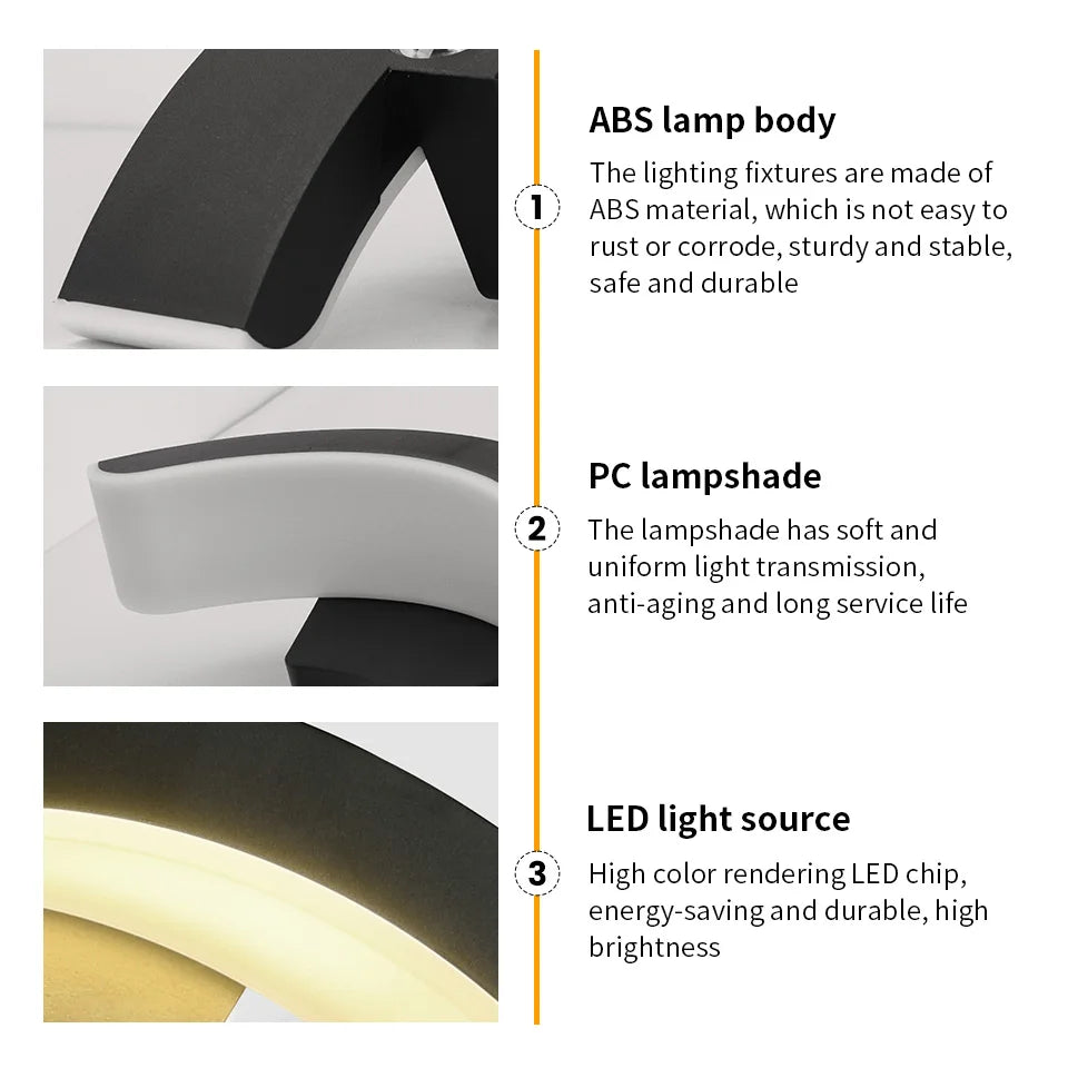 StormLite Waterproof Outdoor Wall Lantern - Black Exterior Weatherproof Light Fixture