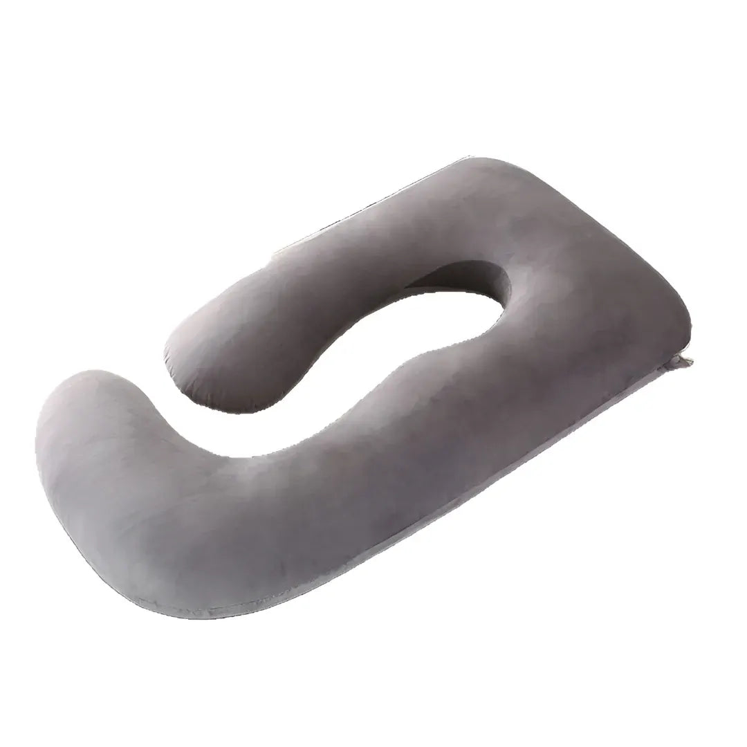 U-Shaped Full Body Support Pillow for Pregnancy Sleep Comfort