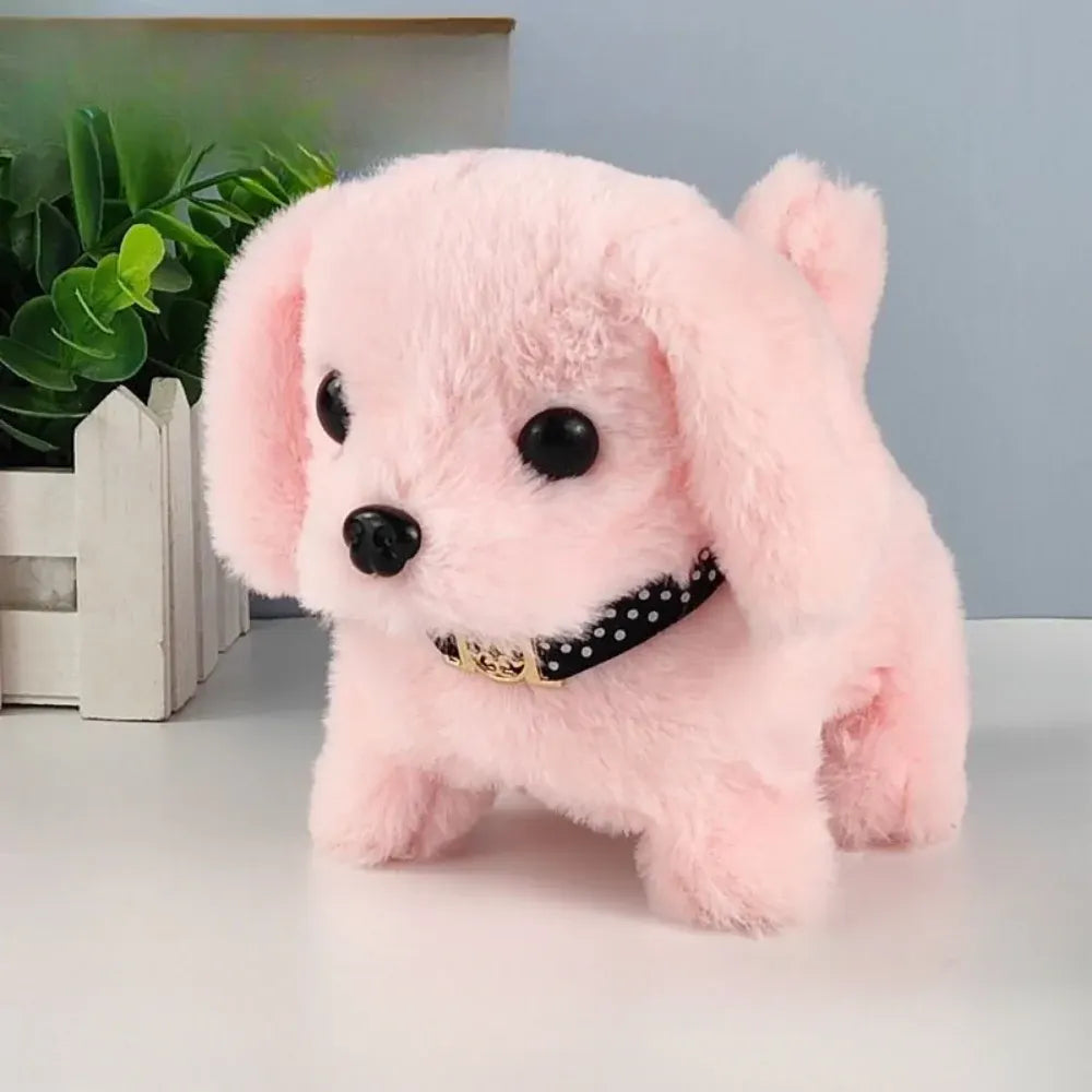 Walking Barking Interactive Puppy Robot Pet Plush Toy