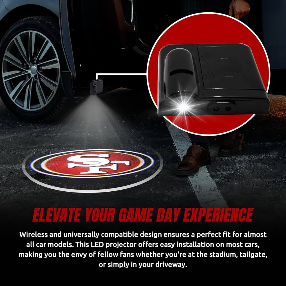 Wireless LED Car Door Entry Courtesy Projector Light